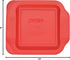 Pyrex BASICS 3 Red Lid Bundle - (1) 222-PC 2qt, (1) 232-PC 2qt and (1) 233-PC 3qt - Made in the USA...